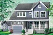 Traditional Style House Plan - 3 Beds 1.5 Baths 1860 Sq/Ft Plan #25-208 