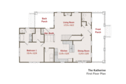 Craftsman Style House Plan - 3 Beds 2.5 Baths 1932 Sq/Ft Plan #461-18 