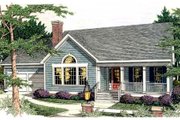 Traditional Style House Plan - 3 Beds 2.5 Baths 1927 Sq/Ft Plan #406-246 