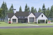 Modern Style House Plan - 4 Beds 4.5 Baths 3673 Sq/Ft Plan #1096-28 