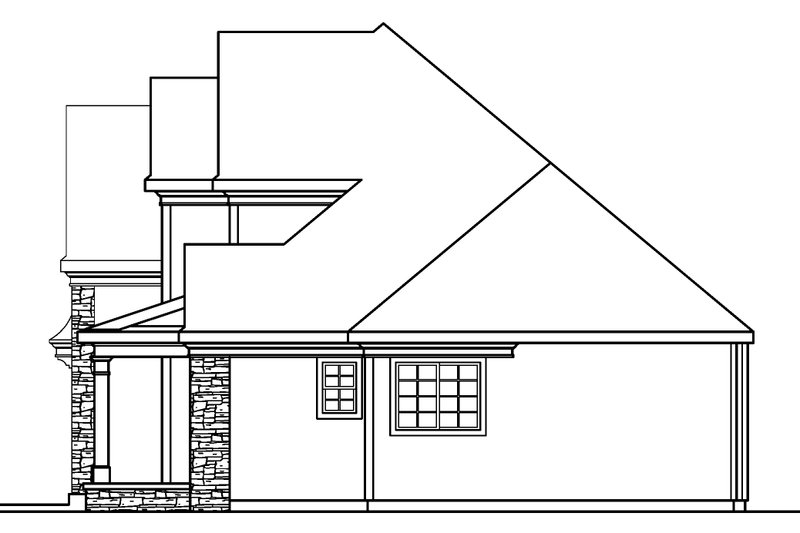 Home Plan - Exterior - Other Elevation 1 for Country House Plan #124-539 - 4 bed, 2.5 bath