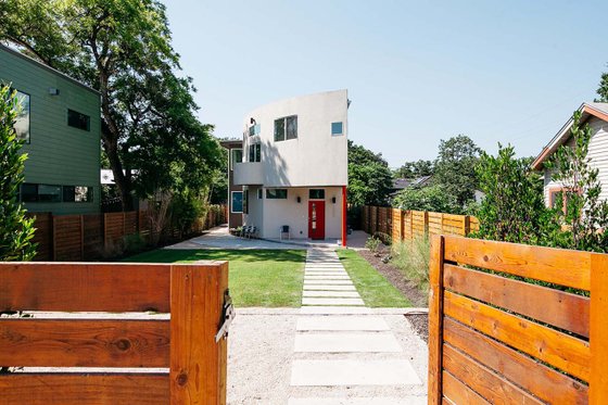 Exterior - Front Elevation 4 for Modern House Plan #450-6 - 3 bed, 2.5 bath