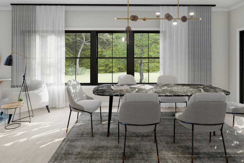 House Design - Interior - Dining Room for Barndominium House Plan #1064-300 - 3 bed, 2 bath