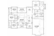 European Style House Plan - 4 Beds 3.5 Baths 2877 Sq/Ft Plan #1096-61 