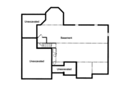 European Style House Plan - 3 Beds 2 Baths 1823 Sq/Ft Plan #46-508 