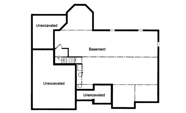 European Floor Plan - Lower Floor Plan #46-508
