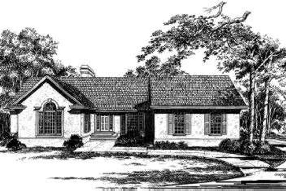 Exterior - Front Elevation for Traditional House Plan #322-112 - 3 bed, 3.5 bath