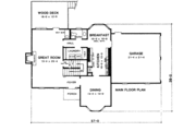 European Style House Plan - 3 Beds 2.5 Baths 2098 Sq/Ft Plan #10-238 