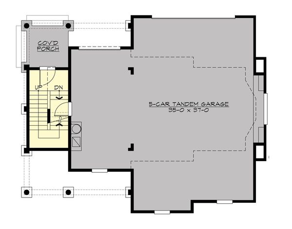 Country Floor Plan - Main Floor Plan #132-190