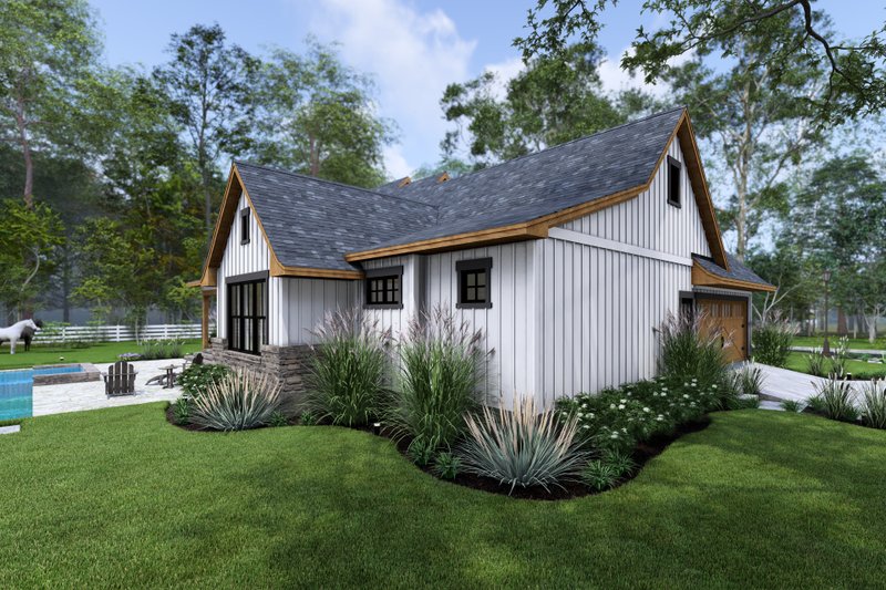 House Design - Exterior - Other Elevation 2 for Cottage House Plan #120-287 - 3 bed, 2.5 bath