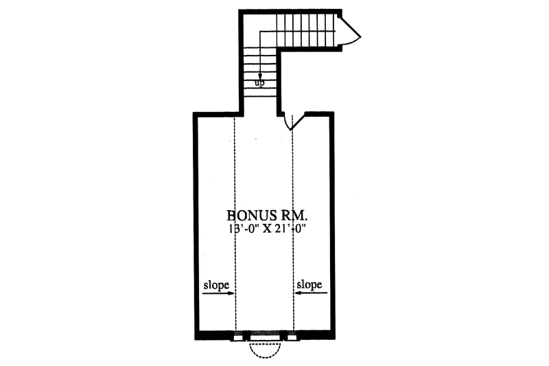 Home Plan - Floor Plan - Other Floor for Country House Plan #42-553 - 4 bed, 2 bath