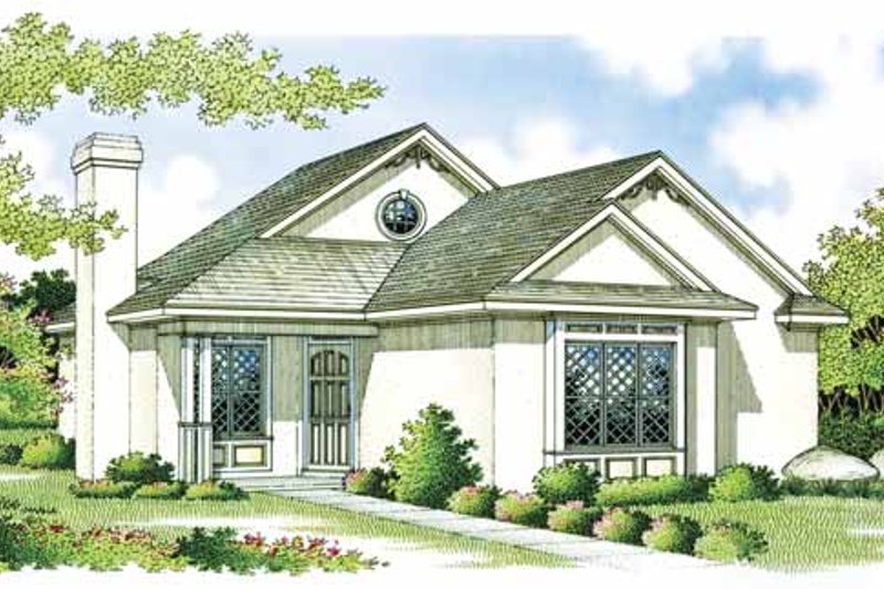 Dream House Plan - Craftsman Exterior - Front Elevation Plan #45-383