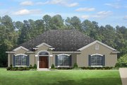 European Style House Plan - 4 Beds 2 Baths 2353 Sq/Ft Plan #1058-133 