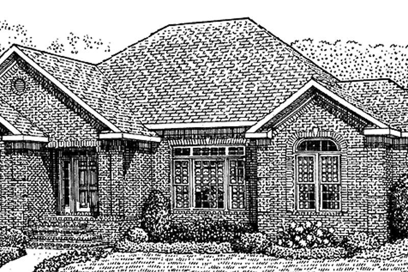House Design - Country Exterior - Front Elevation Plan #306-126