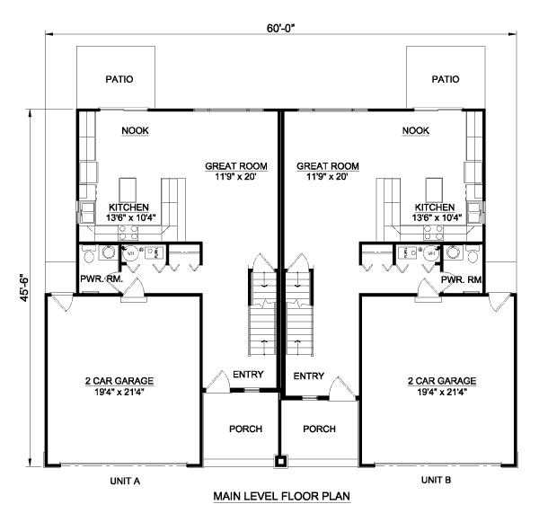 Traditional Floor Plan - Main Floor Plan #116-285
