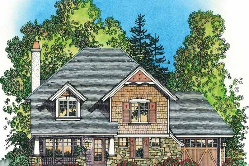 Home Plan - Exterior - Front Elevation 3 for Victorian House Plan #1016-78 - 3 bed, 2.5 bath