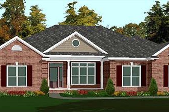 Exterior - Front Elevation for Traditional House Plan #63-176 - 4 bed, 2.5 bath