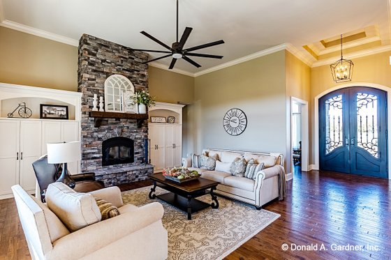 Interior - Family Room 3 for Traditional House Plan #929-1042 - 5 bed, 5 bath