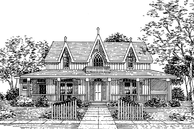 Home Plan - Exterior - Front Elevation 3 for Craftsman House Plan #320-914 - 3 bed, 3 bath