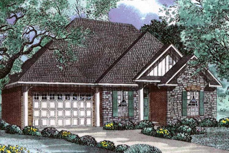 Home Plan - Exterior - Front Elevation 3 for Country House Plan #17-2958 - 3 bed, 2 bath