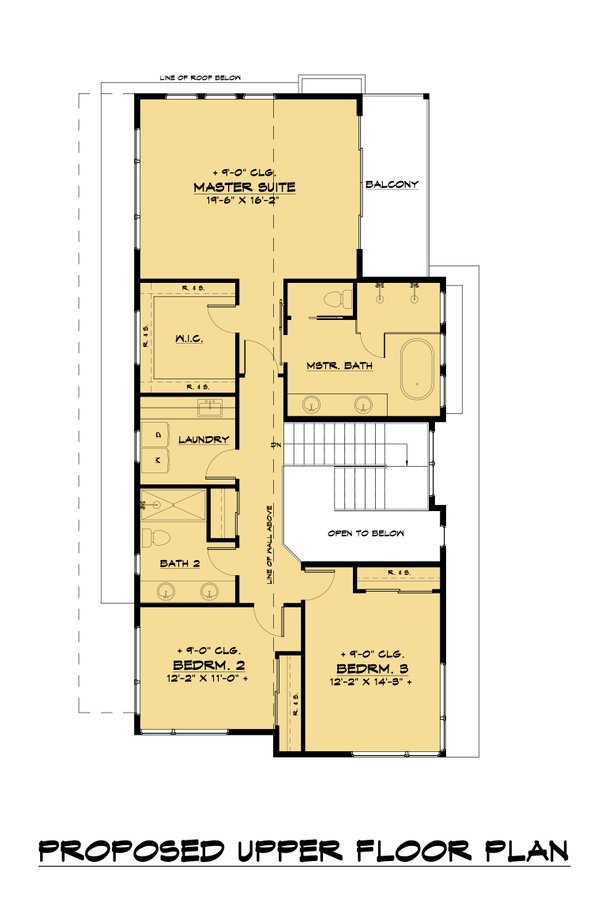 Home Plan - Modern Floor Plan - Upper Floor Plan #1066-150