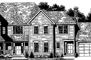 Dream House Plan - Country Exterior - Front Elevation Plan #1001-10