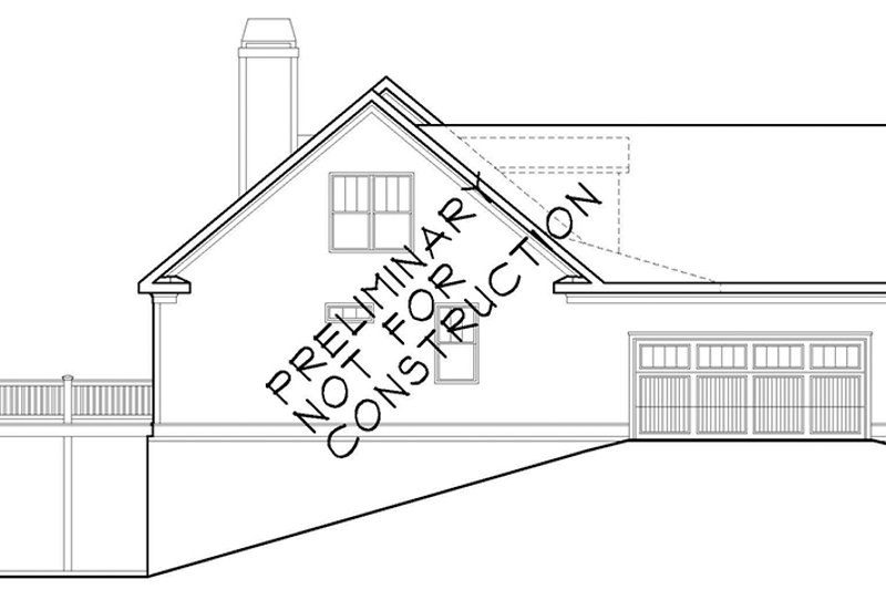 Home Plan - Exterior - Other Elevation 1 for Colonial House Plan #927-943 - 3 bed, 2 bath