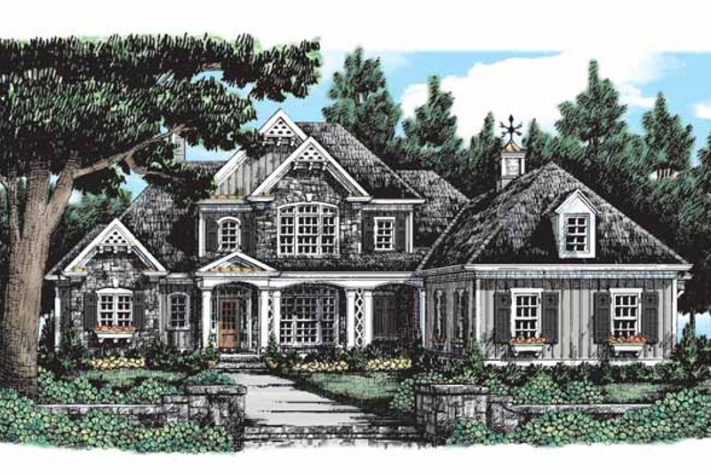 Home Plan - Country Exterior - Front Elevation Plan #927-289