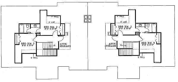 Dream House Plan - European Floor Plan - Upper Floor Plan #17-2011