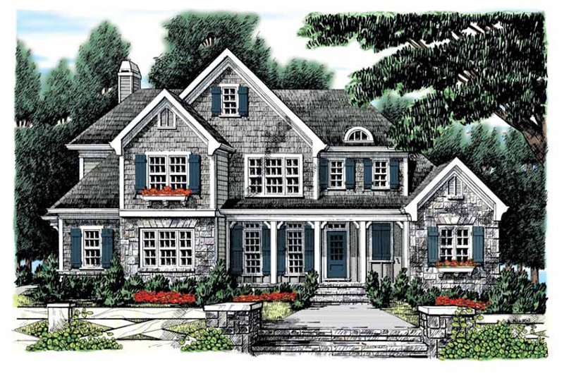 House Plan Design - Country Exterior - Front Elevation Plan #927-883
