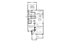 Home Plan - Craftsman Floor Plan - Main Floor Plan #46-842