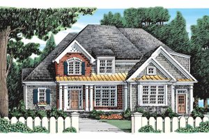 Country Exterior - Front Elevation Plan #927-915