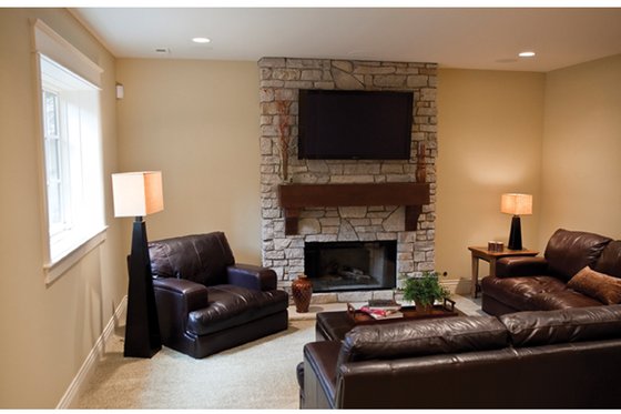 Interior - Family Room 1 for Classical House Plan #928-240 - 3 bed, 3.5 bath