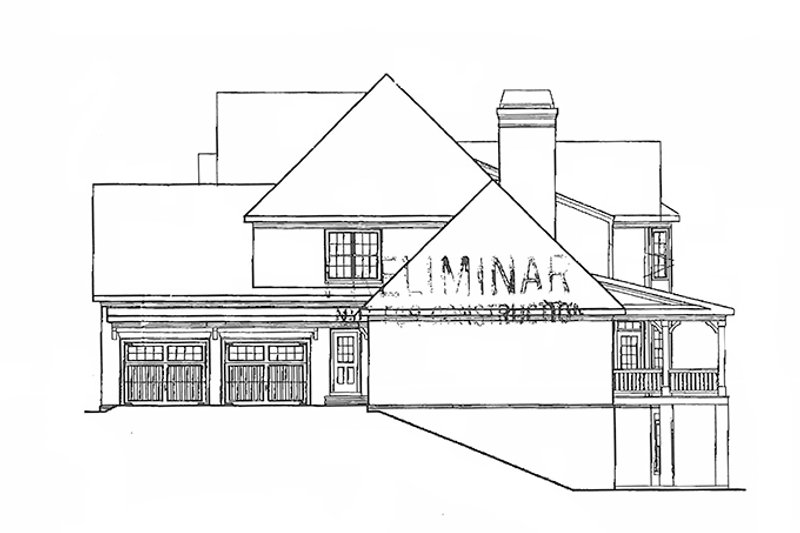 House Blueprint - Exterior - Other Elevation for European House Plan #927-359 - 4 bed, 3.5 bath