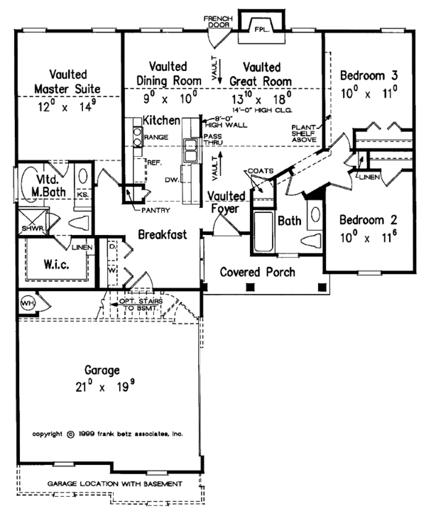 Home Plan - Country Floor Plan - Main Floor Plan #927-549