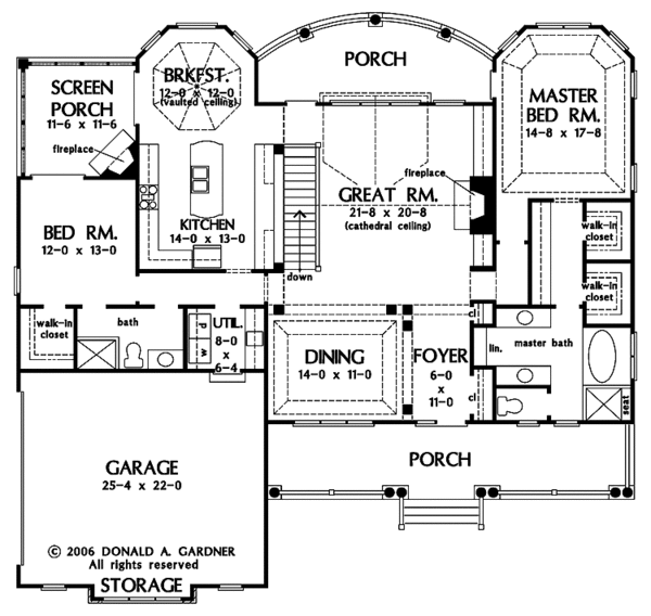 Dream House Plan - Colonial Floor Plan - Main Floor Plan #929-810