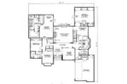 European Style House Plan - 3 Beds 5 Baths 3568 Sq/Ft Plan #17-274 