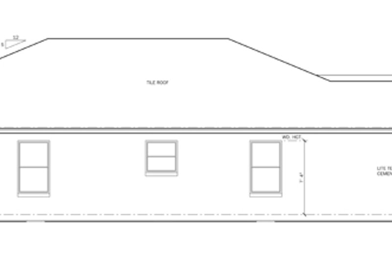 Home Plan - Mediterranean Exterior - Other Elevation Plan #1058-57