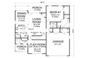 Traditional Style House Plan - 3 Beds 2.5 Baths 1958 Sq/Ft Plan #513-2081 