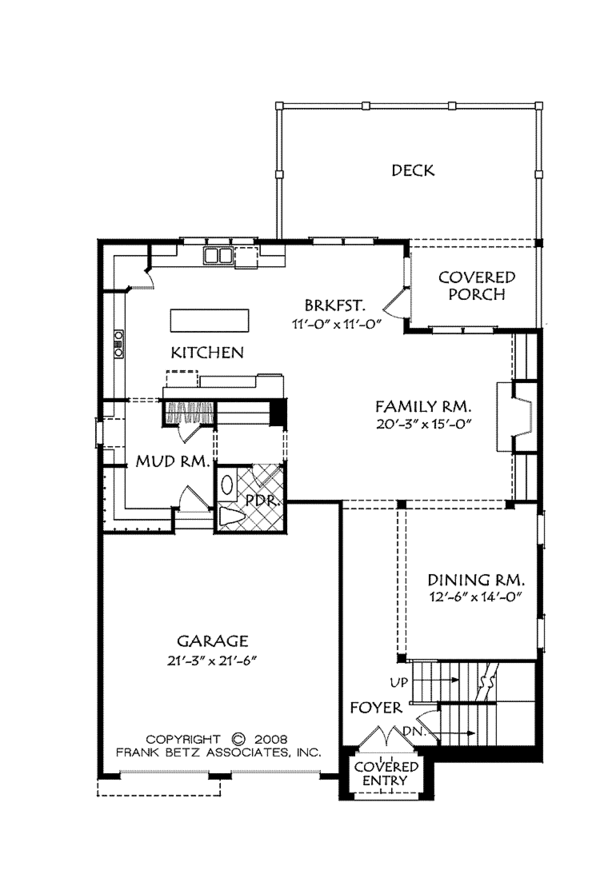 Dream House Plan - Traditional Floor Plan - Main Floor Plan #927-539