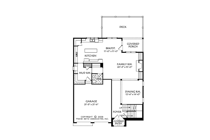 Home Plan - Floor Plan - Main Floor for Traditional House Plan #927-539 - 4 bed, 2.5 bath