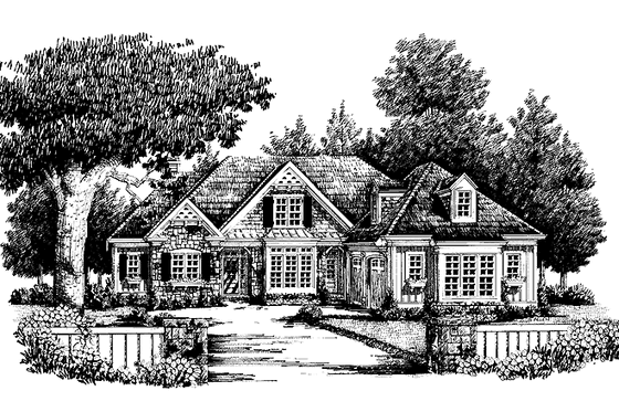 Exterior - Front Elevation 6 for Country House Plan #927-304 - 3 bed, 2.5 bath