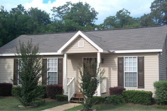 Exterior - Front Elevation for Cottage House Plan #63-101 - 3 bed, 2 bath