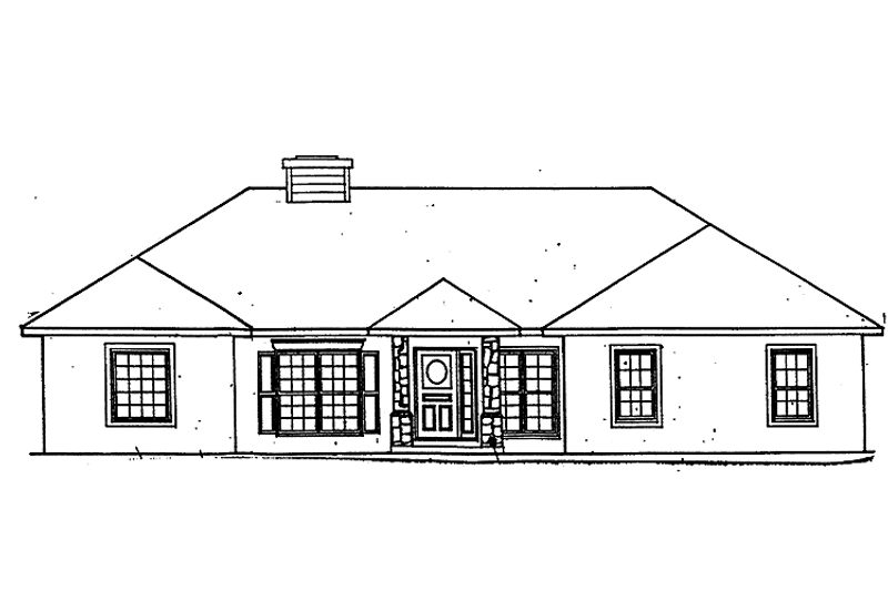 Dream House Plan - Exterior - Front Elevation 3 for Craftsman House Plan #30-336 - 3 bed, 2 bath