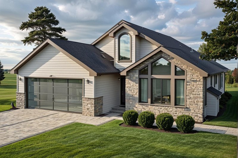 Dream House Plan - Exterior - Front Elevation 2 for Traditional House Plan #117-190 - 3 bed, 2 bath