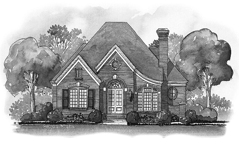 Dream House Plan - Exterior - Front Elevation 3 for Ranch House Plan #429-336 - 4 bed, 3 bath