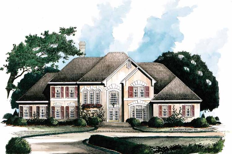 House Plan Design - Traditional Exterior - Front Elevation Plan #429-112