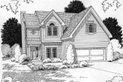 Traditional Style House Plan - 4 Beds 2.5 Baths 2067 Sq/Ft Plan #6-128 