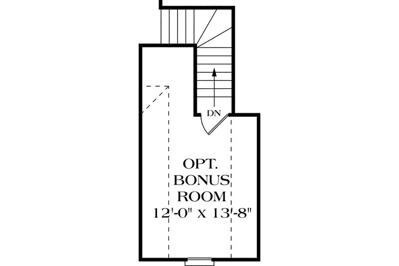 Architectural House Design - Floor Plan - Other Floor for Colonial House Plan #453-264 - 3 bed, 2 bath