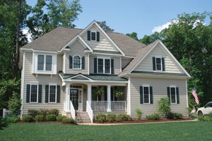 Dream House Plan - Country Exterior - Front Elevation Plan #927-257